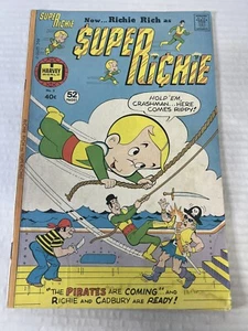 Harvey World Super Richie Issue #5 Richie Rich Cadbury Comic Book 1976 - Picture 1 of 8