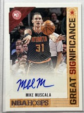 2017-18 Panini NBA Hoops - Great SIGnificance #GS-MM Mike Muscala (AU)