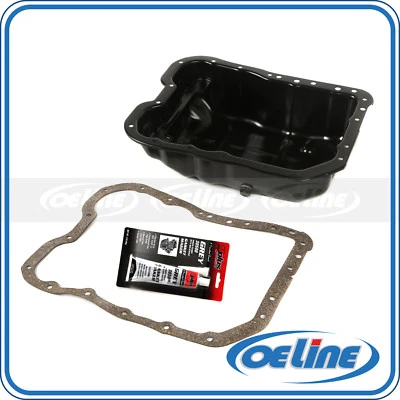 Para Hyundai Sonata 2009-2013 2,4 L 4 cilindros motor 4,86 Qts. Sartén de aceite City Steel negro Foto 1 de 4