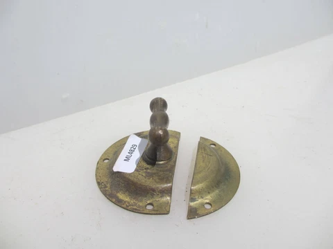 Antique Brass Lock Old Cupboard Cabinet Window Catch Keep Box Drawer Cover