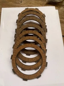 New Nos Kawasaki motorcycle set of 7 clutch plates unknown year fitment - Bild 1 von 3
