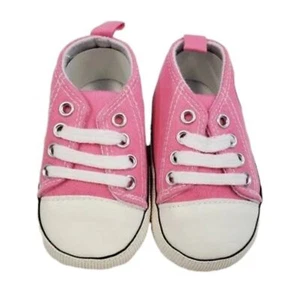 Kleinkind Größe 5 rosa weiche Sohle Babyschuhe, Baby Turnschuhe für Kleinkind Mädchen - Bild 1 von 7