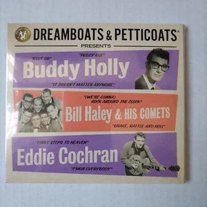 Dreamboats & Petticoats Buddy Holly Bill Haley Eddie Cochran CD New Sealed - Imagen 1 de 2