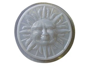 Gran Escalón Decorativo Sol Yeso Cemento Hormigón Artesanal Molde 1152 - Imagen 1 de 2