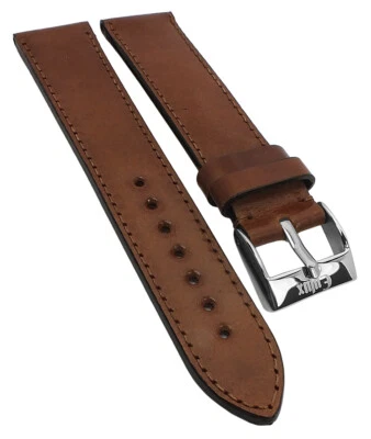 Eulux Shell Cordovan Uhrenarmband Pferdeleder braun wiederstandsfähig  - Bild 1 von 3