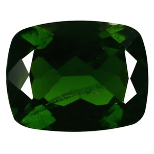 Diópsido de cromo verde sin calefacción/sin tratar corte cojín 2,33 ct (9 x 7 mm) - Imagen 1 de 1