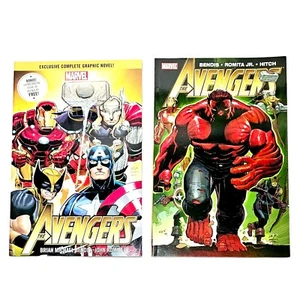 LOTE TPB QUIOSCO EXCLUSIVO DE LOS VENGADORES Vol 1 y 2 Romita & Bendis 2011 TOTALMENTE NUEVO - Imagen 1 de 9