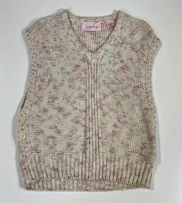 Vintage Jaclyn Smith Sweater Vest Sz L Preppy Cottagecore Coastal Grandma 80s - Image 1 of 4