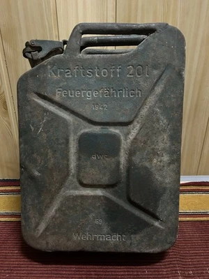 Original German Tank Canister 1942 WW2 - Military WH Jerry Can 20 Ltr WWII - Image 1 of 4