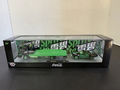 M2 1/64 Coca-Cola Chase Sprite Hauler 1970 Ford C-950 1970 Mustang 1/750 - Image 1 of 4