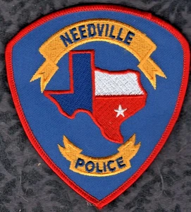 Needville Texas Police Shoulder Patch = Guaranteed Authentic - Picture 1 of 2