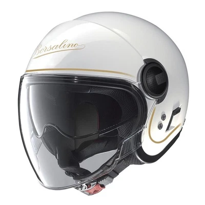 Jet Helmet Nolan N21 VISOR BORSALINO 124 Bianco / Oro Foto 1 de 4