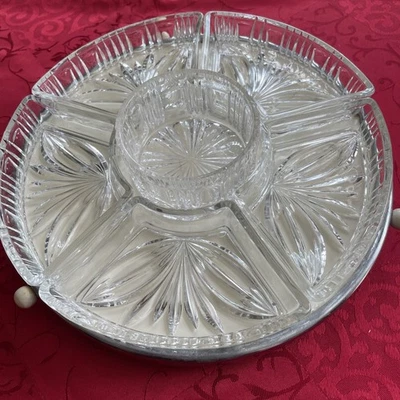 6 Servierschalen Auf Drehplatte Lazy Susan - Bild 1 von 4