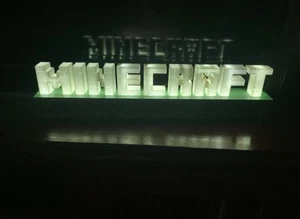 Minecraft Gaming LED Light Fading Effect Or Solid. Battery /Micro USB Free Post - Picture 1 of 19