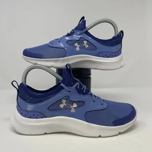 Under Armour GGS Infinity 2.0 Niños Talla 5Y Zapatos para Correr Azul Blanco Tenis - Imagen 1 de 8