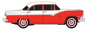 Classic Metal Works 30381 HO Mini Metals Torch Red '55 Ford Fairlane Sedan Car - Picture 1 of 2