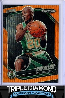 2024-25 Panini Prizm Black Ray Allen Orange Wave Prizm #07/60 M881 - Image 1 of 2