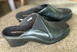 Damenschuhe schwarz Clog CURVETURES Größe 8M neu ohne Karton - Bild 1 von 4