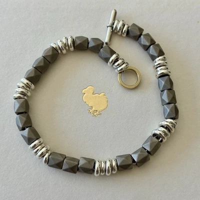 Dodo Pomellato Bracciale Borchie Stud Titanio Rondelle Argento Brisee Oro 18kt  - Immagine 1 di 4