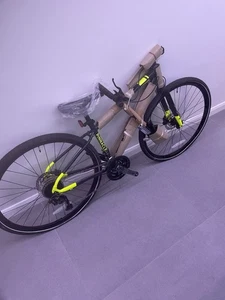Pinnacle Lithium 3 Hybrid Bike Unisex Xs black / lime New - Picture 1 of 14