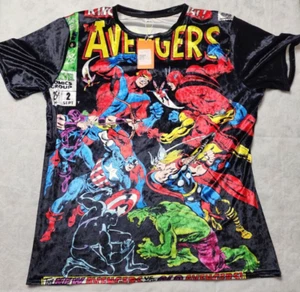 AVENGERS ANNUAL 1 MARVEL COMIC COVER ALL OVER PRINT SHIRT Bearded Shirts 3xl - Picture 1 of 7