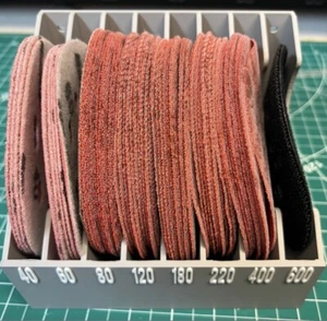 3D Printed Sandpaper Organizer Workshop 8 Grits Easy Access Organization Tool - Picture 1 of 1