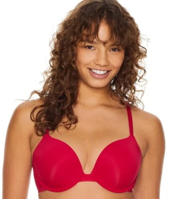 OnGossamer ROJO PERSA Elegante Micro Sin Costuras Sujetador Push Up, EE. UU. 34A, UK 34A Foto 1 de 4