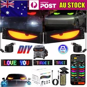 DIY Truck Specific Devil's Eye LED Screen Car Eye Light Truck Dynamic LED Light - Picture 1 of 17