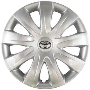 NEW 2005-2011 TOYOTA YARIS - 15" STEEL WHEEL COVER TRIM RING SILVER UNIT - Picture 1 of 4