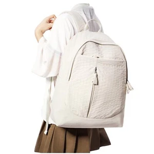 School Backpack for Women Girls 15.6 Inch White Daypack Laptop Carry-On Bag - Picture 1 of 9