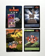 Worms W.M.D  - Super Rare Games Trading Cards Lot of 4 - NIntendo Switch