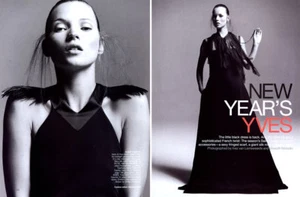 1999 Inez Van Lamsweerde Vinoodh Matadin Kate Moss YSL Yves EDITORIAL REVISTA - Imagen 1 de 4