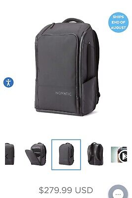 Nomatic Water-Resistant RFID Backpack Bag 20L - Black • 100£