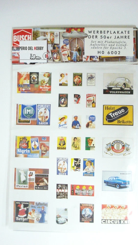 BUSCH PEGATINAS DE TRANSFERENCIA  REF 6002 - Photo 1/1