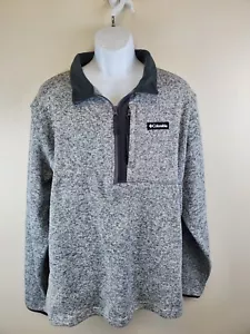 Columbia pile cerniera 1/4 XXL grigio molto bello appena indossato! - Foto 1 di 9