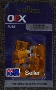 OEX Fuse Standard Blade 5A (Pack of 10) ACX1601BL NEW - Picture 1 of 3