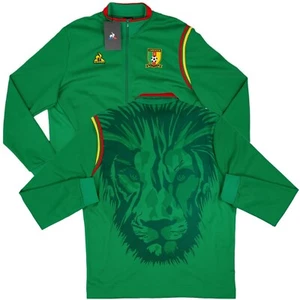 2022 Cameroon Le Coq Sportif Training Jacket (2XL) Indomitable Lions Soccer NEW - Picture 1 of 9