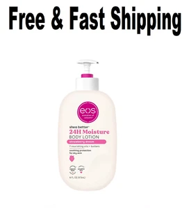 EOS Shea Better Body Lotion- Strawberry Dream, 24-Hour Moisture Skin Care 16Oz - Picture 1 of 1