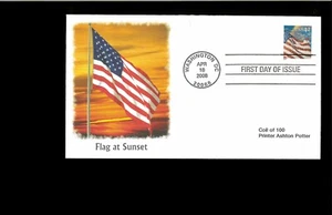 2008 FDC American Flags Washington DC - Picture 1 of 1