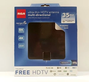 RCA Ultra-thin Multi-directional Indoor HDTV Antenna - Picture 1 of 2
