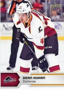 17/18 UPPER DECK AHL #41 DEAN KUKAN CLEVELAND MONSTERS *47789