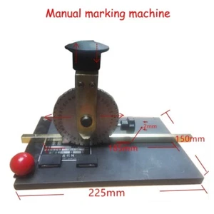 Metal Plate Printer Marking Machine Handheld Signage Machine Manual Steel - Picture 1 of 3