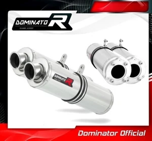 SV 1000 S Exhaust ROUND Dominator Racing silencer 2003 2004 2005 2006 2007 - Picture 1 of 2