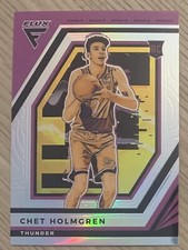 2022-23 Panini Flux #243 Chet Holmgren Silver Prizm Rookie Card OKC