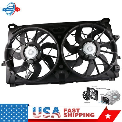 Radiator Cooling Fan Assembly For 07-13 Chevy Silverado Tahoe GMC Sierra 1500 Foto 1 de 4