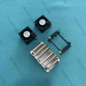 New Dell R740 R740xd R640 CPU Kit  Heatsink C6R9H 2x Fans N5T36 XPDVP - Afbeelding 1 van 2