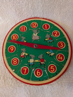 Vintage 1970's Wooden Clock Tray Puzzle Simplex - Image 1 of 4