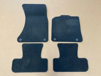 ⭐2013-2017 AUDI SQ5 Q5 FRONT & REAR FLOOR CARPET MAT RUG SET BLACK OEM LOT2657 - Изображение 1 из 4