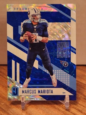 2017 Unparalleled - Marcus Mariota Blue Rookie /10 Titans - Imagem 1 de 2