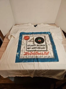 Vintage Atlantic Records 40th Anniversary T-Shirt XL - Bild 1 von 5